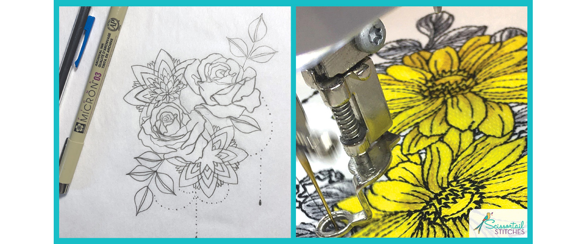 Floral Embroidery Image