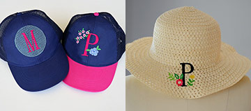 How To: Machine Embroidery on Hats