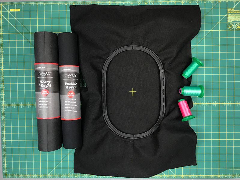 Quick Plastic Grocery Bag Holder machine embroidery project